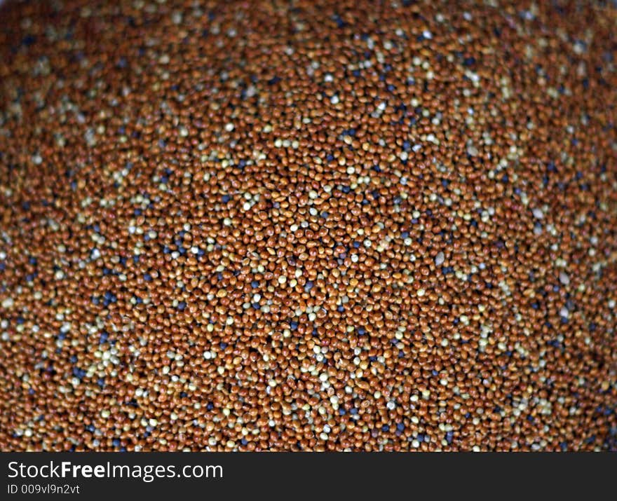 Texture with millet grains