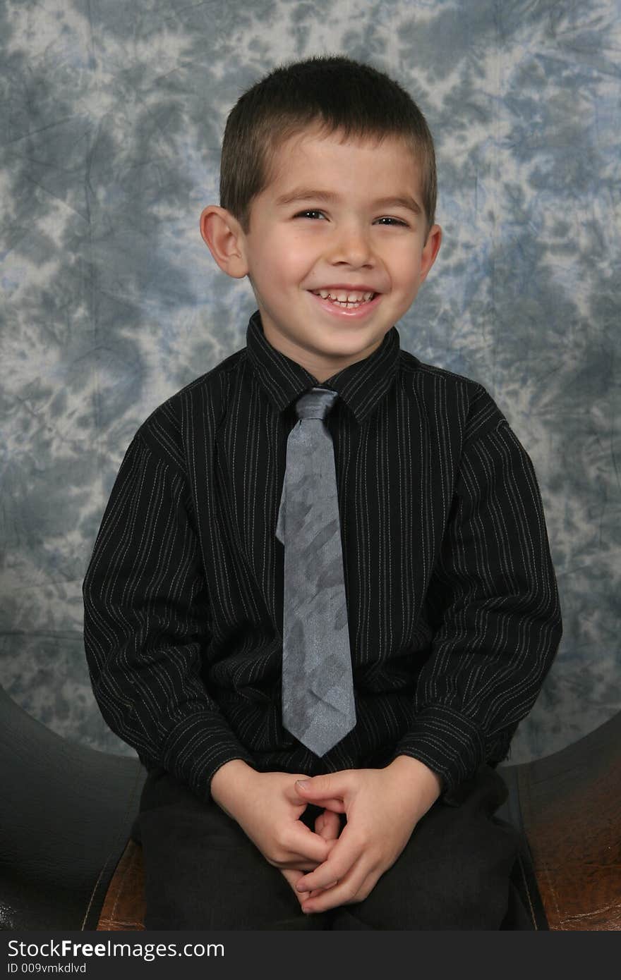 Boy Dressed in Tie