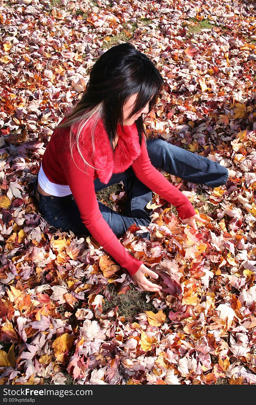 Woman In Fall fashion Outdoors Model to use in advertising. Woman In Fall fashion Outdoors Model to use in advertising.