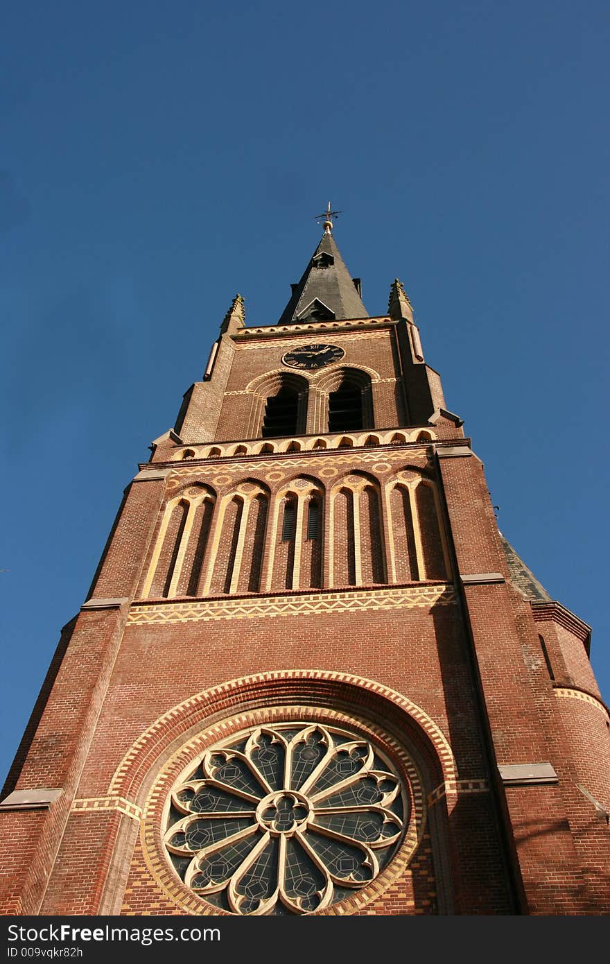 Church in sint nicolaasga, holland. Church in sint nicolaasga, holland