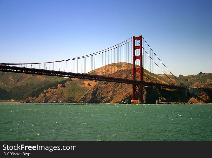 The Golden Gate Bridge was the largest suspension bridge in the world when it was completed in 1937 and has become an internationally recognized symbol of San Francisco. It is currently the second longest suspension bridge in the United States after the Verrazano-Narrows Bridge in New York City. The Golden Gate Bridge was the largest suspension bridge in the world when it was completed in 1937 and has become an internationally recognized symbol of San Francisco. It is currently the second longest suspension bridge in the United States after the Verrazano-Narrows Bridge in New York City