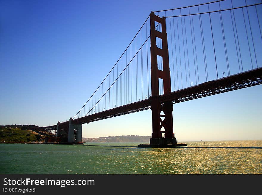 The Golden Gate Bridge was the largest suspension bridge in the world when it was completed in 1937 and has become an internationally recognized symbol of San Francisco. It is currently the second longest suspension bridge in the United States after the Verrazano-Narrows Bridge in New York City. The Golden Gate Bridge was the largest suspension bridge in the world when it was completed in 1937 and has become an internationally recognized symbol of San Francisco. It is currently the second longest suspension bridge in the United States after the Verrazano-Narrows Bridge in New York City