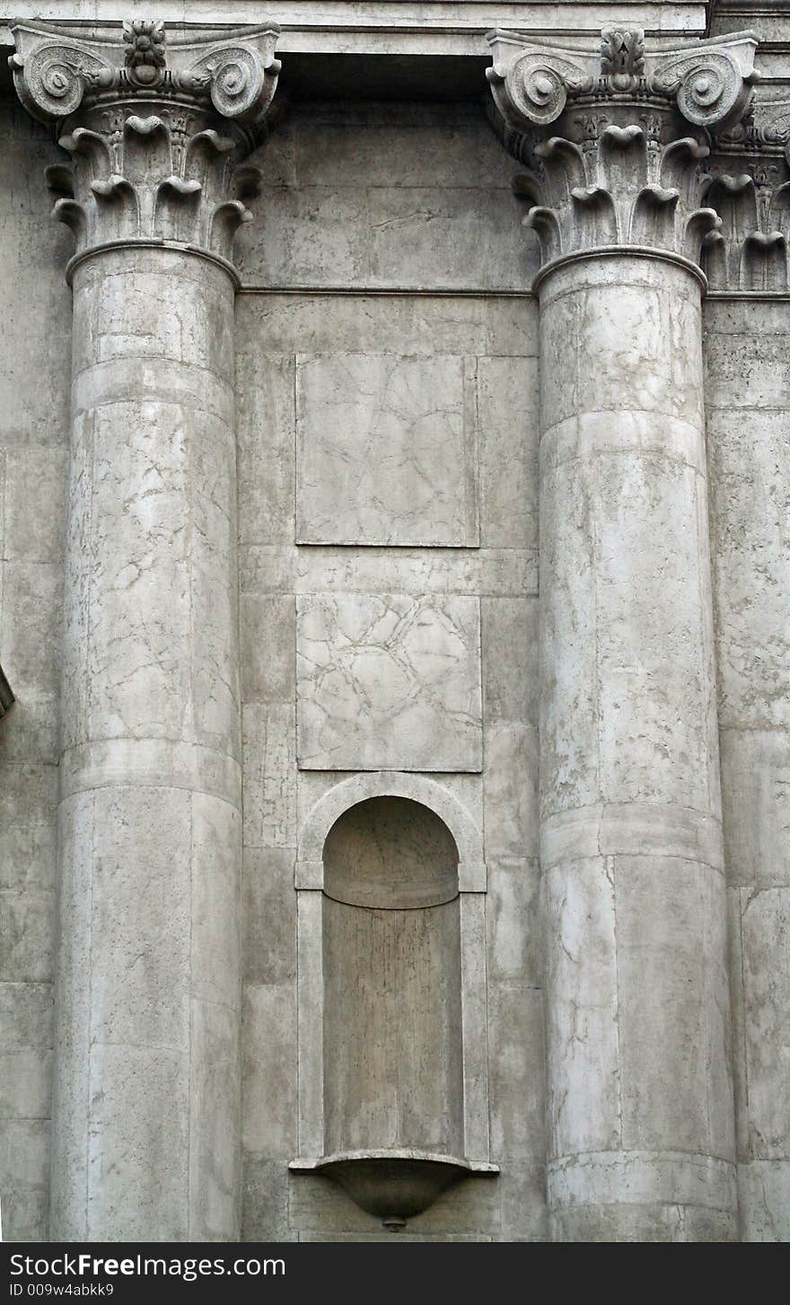 A part of an ancient building of Venice - Italy. A part of an ancient building of Venice - Italy