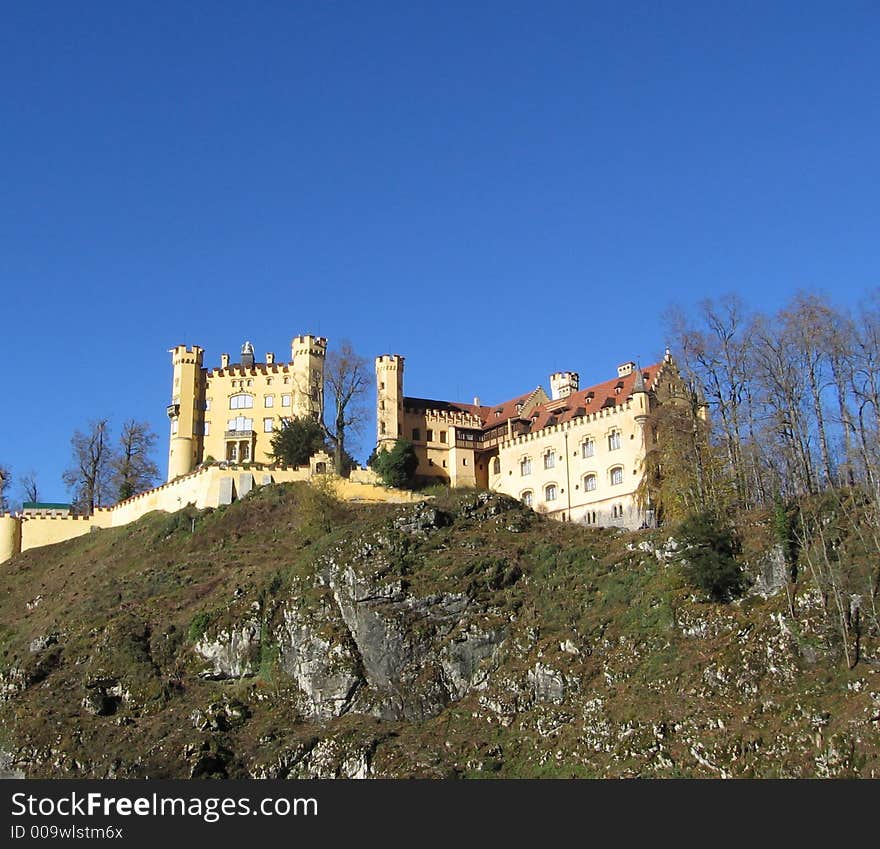 Hohenschwangau castle in Bavaria,Germany. Hohenschwangau castle in Bavaria,Germany