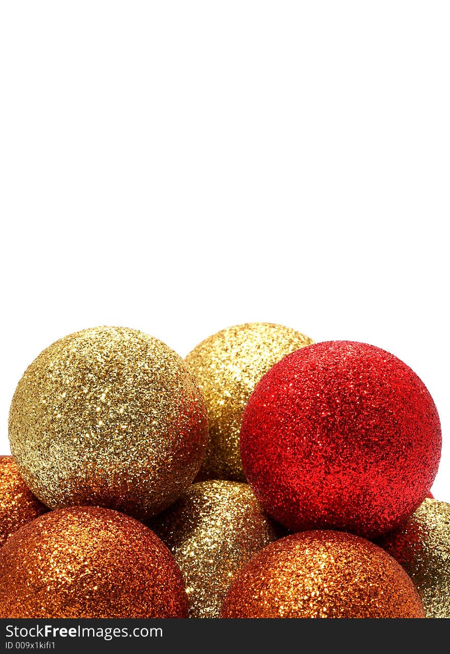 Vertical christmas balls