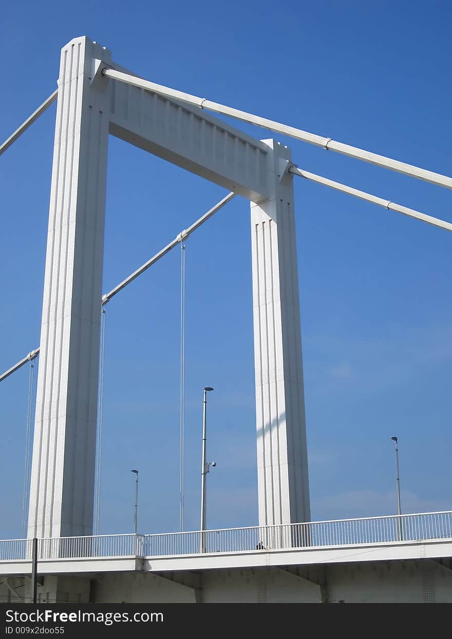 Elizabeth Bridge in Budapest, Hungary