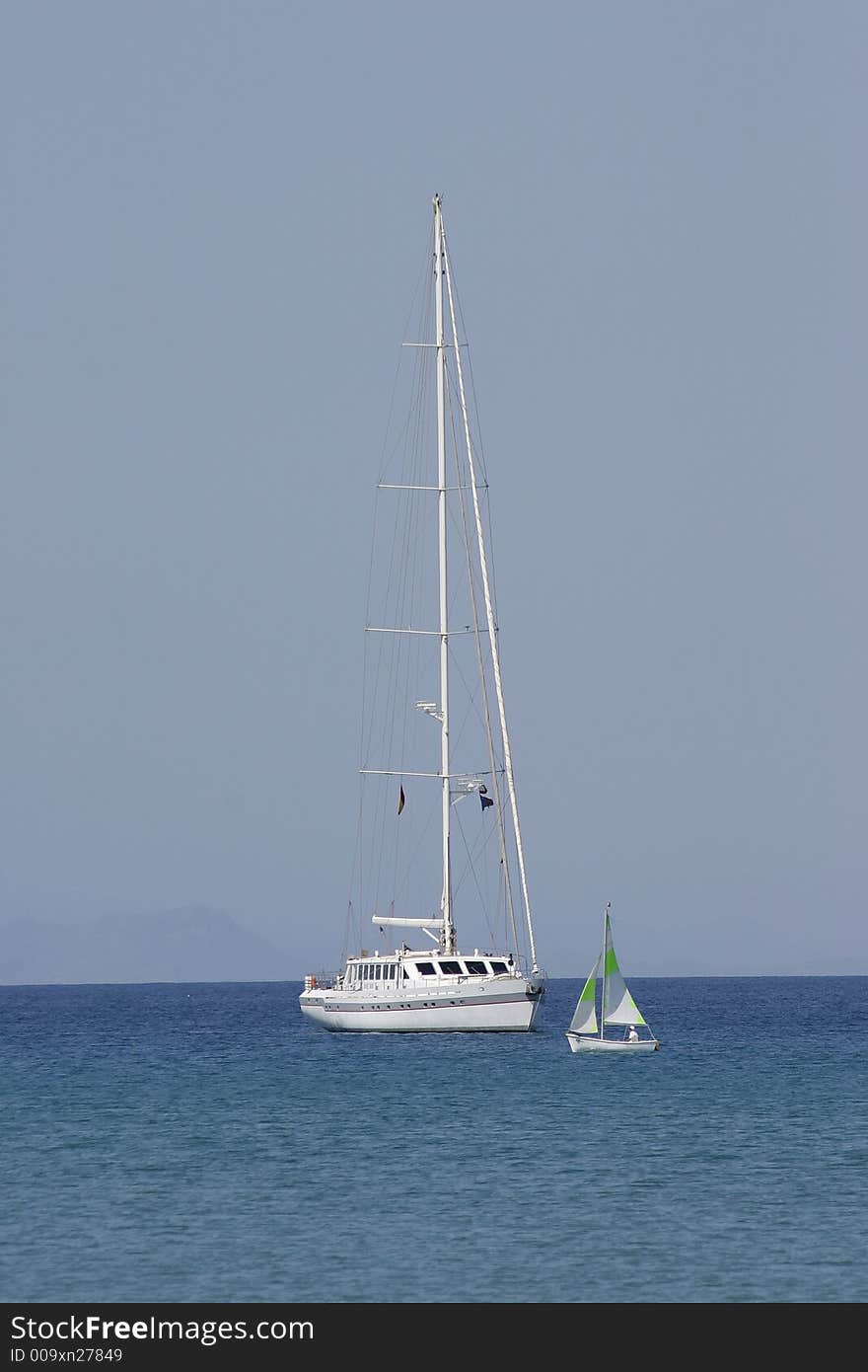 Yacht, sea, ocean, mast, sails,. Yacht, sea, ocean, mast, sails,