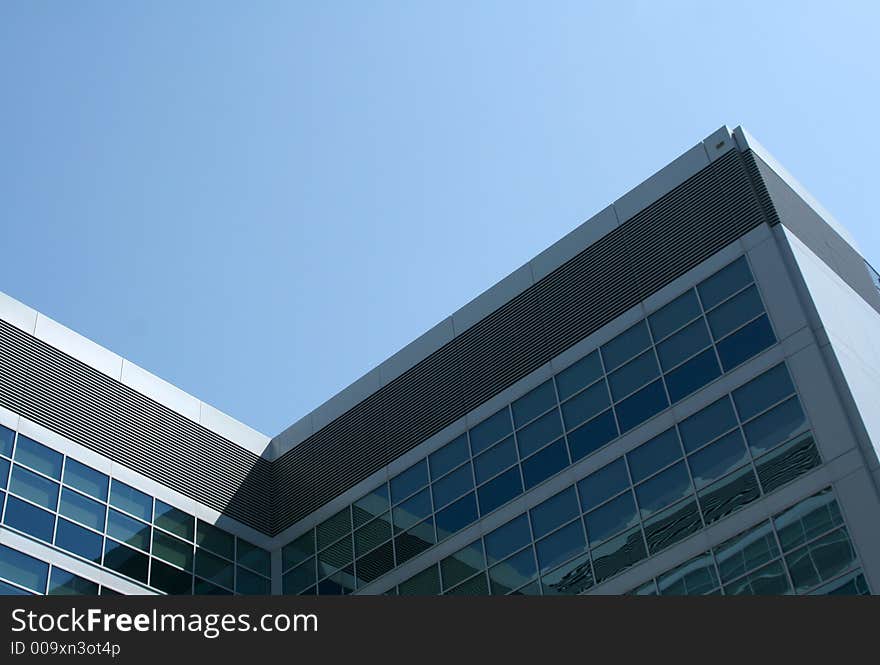 Building Pattern with Blue Sky. Building Pattern with Blue Sky