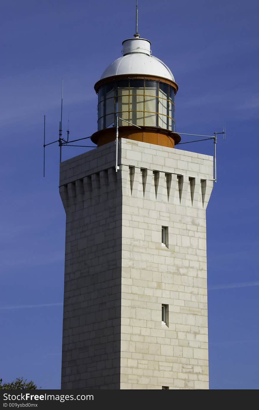 Lighthouse at la Garoupe on Cap d'Antibes in France