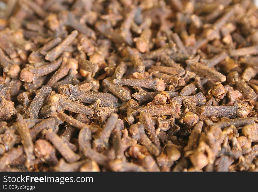 Shot of Cloves for background. Shot of Cloves for background