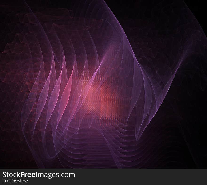 Pink and red wavy fractal background. Pink and red wavy fractal background