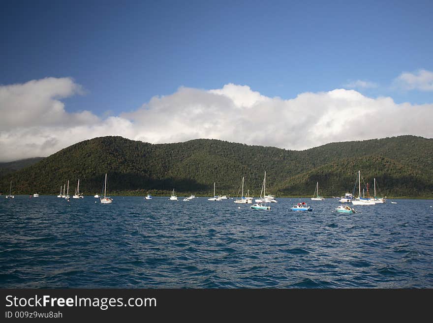 Beautiful Hills Featuring Ships