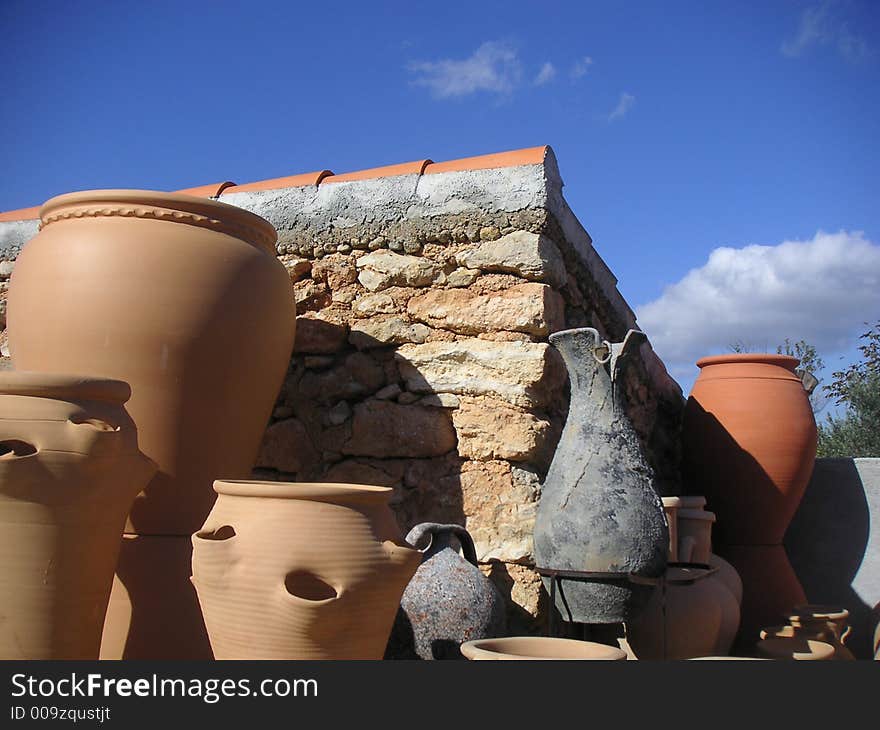 Spanish Pottery Scene