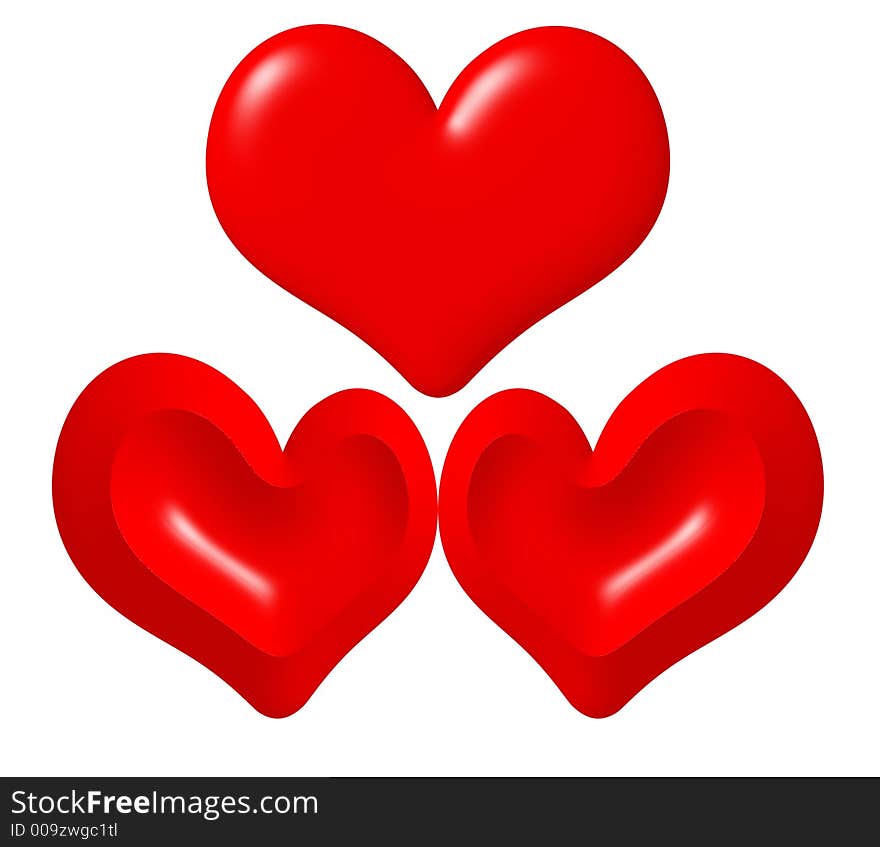 Two parts of one heart (the open heart). Two parts of one heart (the open heart)