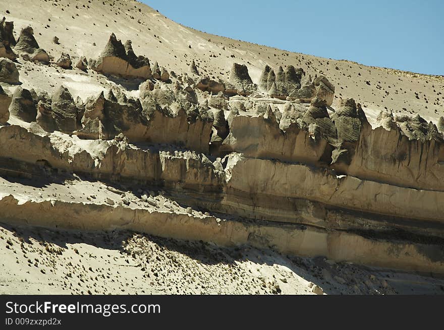 Colca canyon in the Andes,Peru. Colca canyon in the Andes,Peru