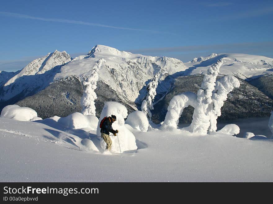 Ridge Skier