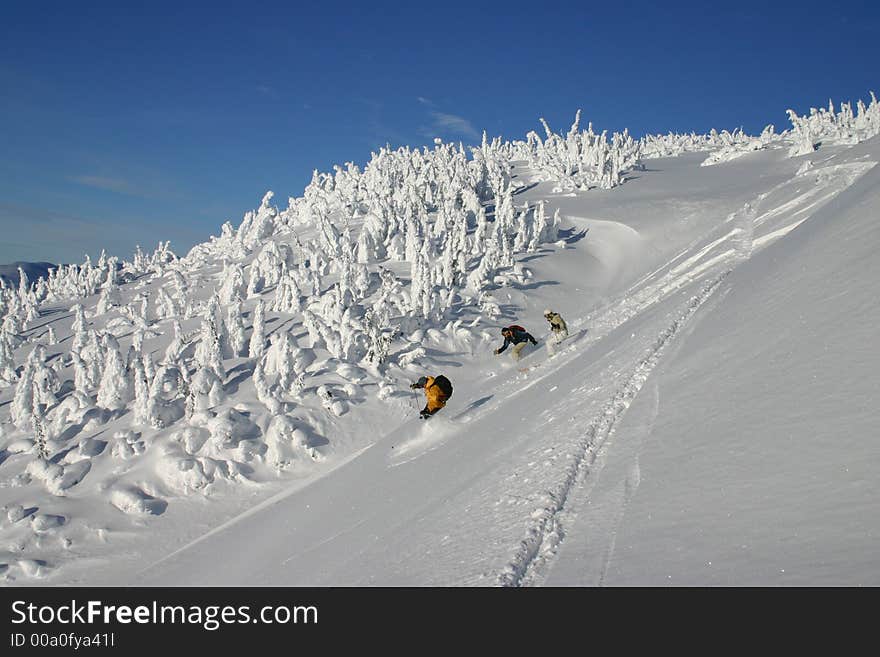 Helicopter Skiing on the Coast Mountains of northern British Columbia. Helicopter Skiing on the Coast Mountains of northern British Columbia.