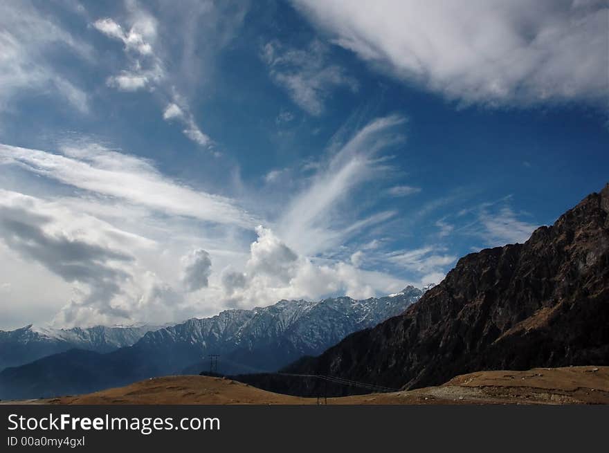 Tibetian sky