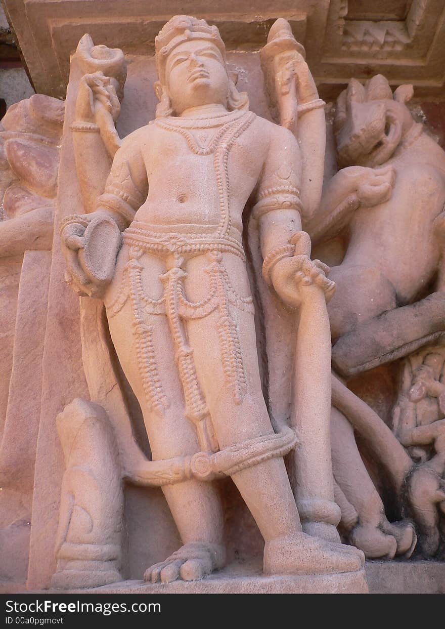 India, Madhya Pradesh, Khajuraho, Jain God