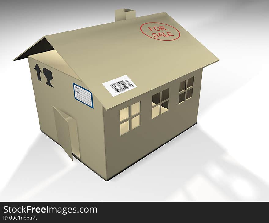 Cardboard house