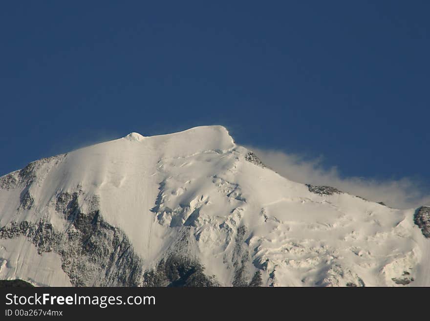 A Cold Morning in the French Alps