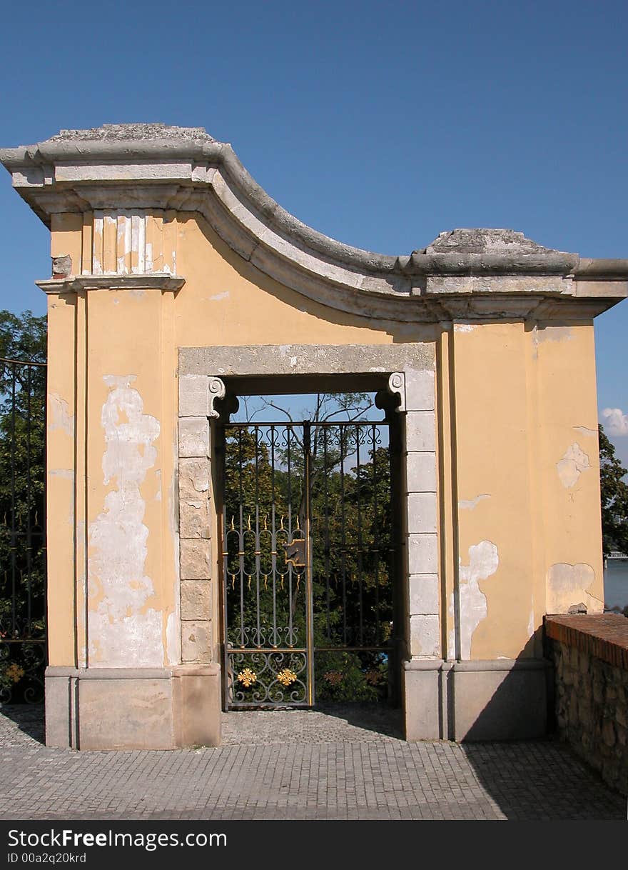 Gate is from Bratislava castle, Slovakia. Gate is from Bratislava castle, Slovakia