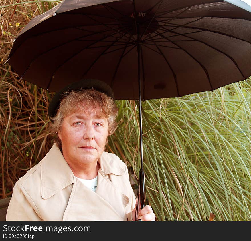 She is saving for a rainy day