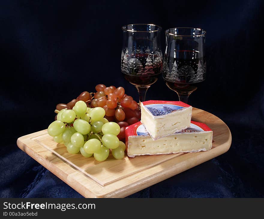 Wine and Cheese Board