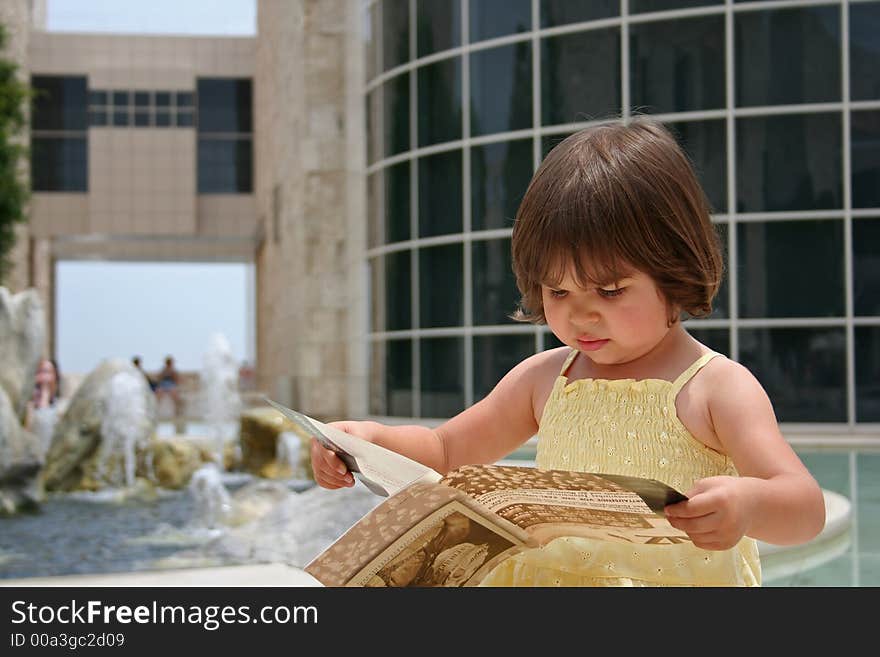 Girl reading