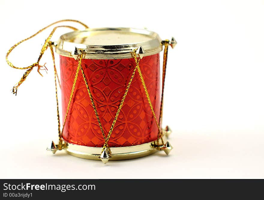 Christmas ornament drum