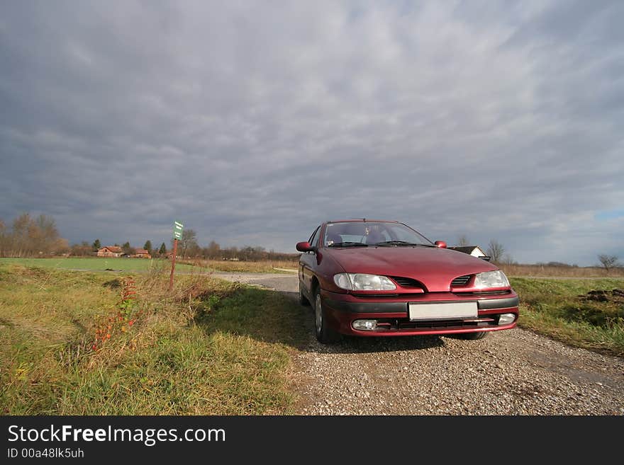 Car On Path