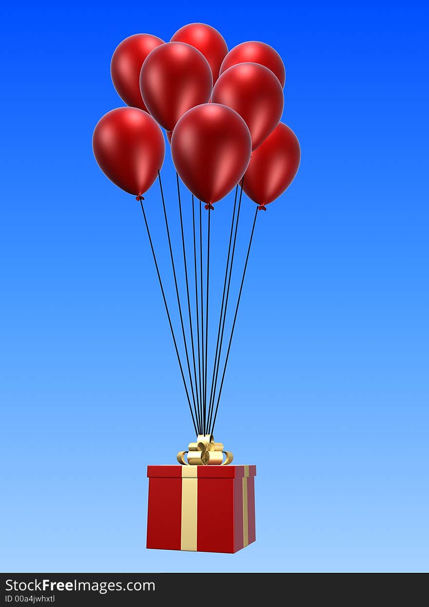 Present and balloon