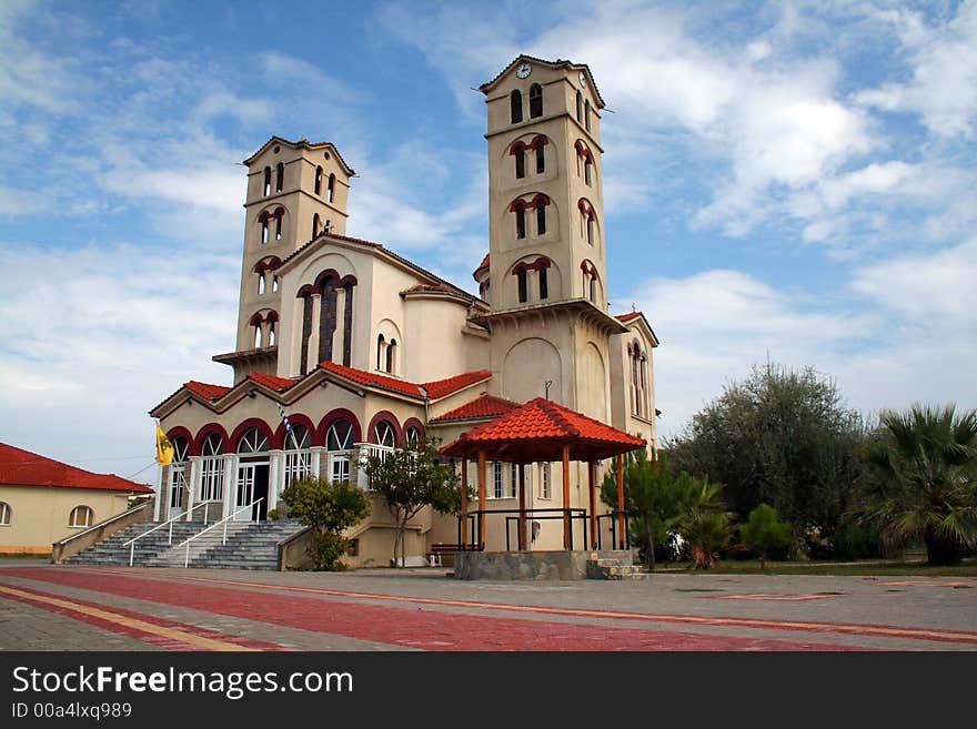 Greek orthodox church in NeiPori. Greek orthodox church in NeiPori