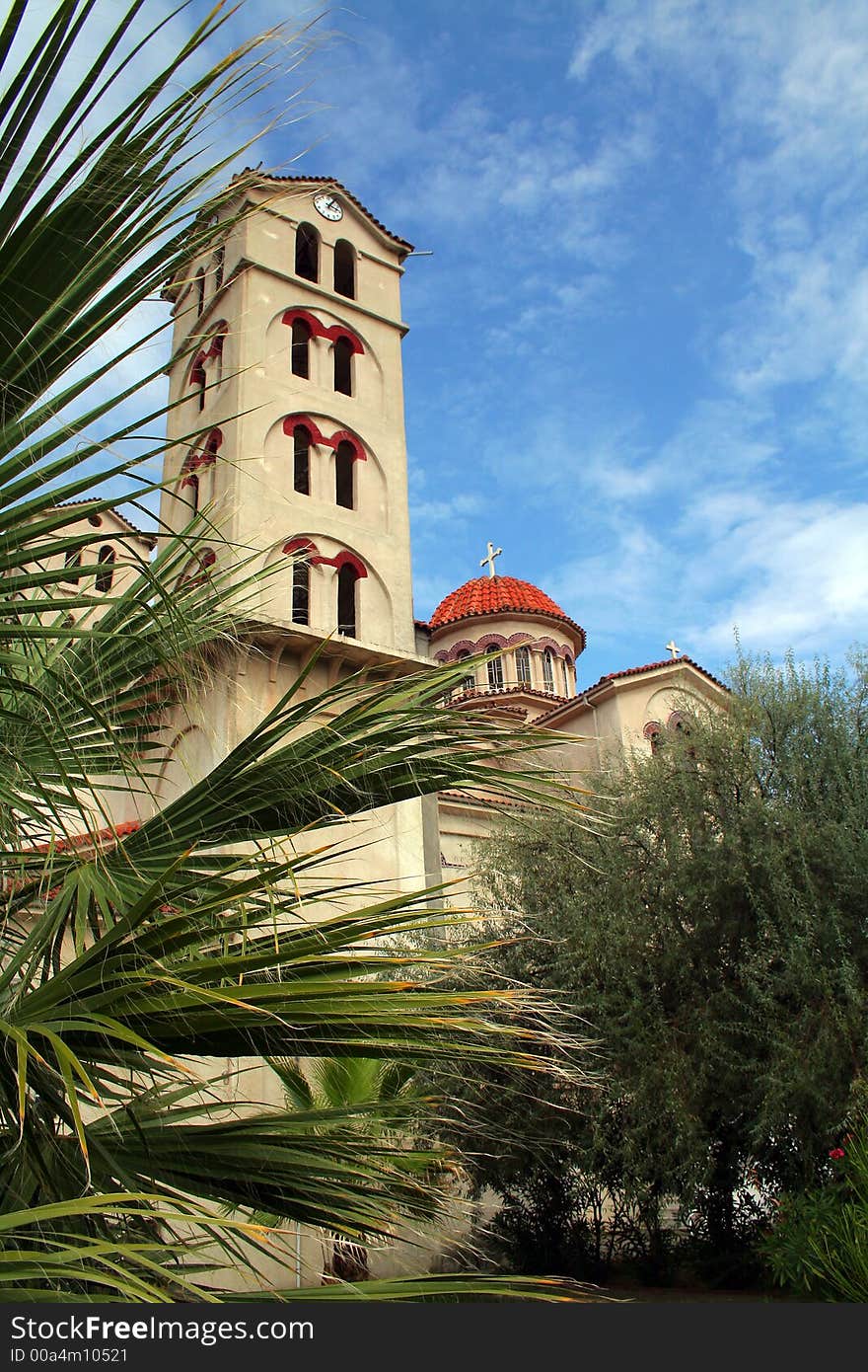 Greek orthodox church in NeiPori. Greek orthodox church in NeiPori