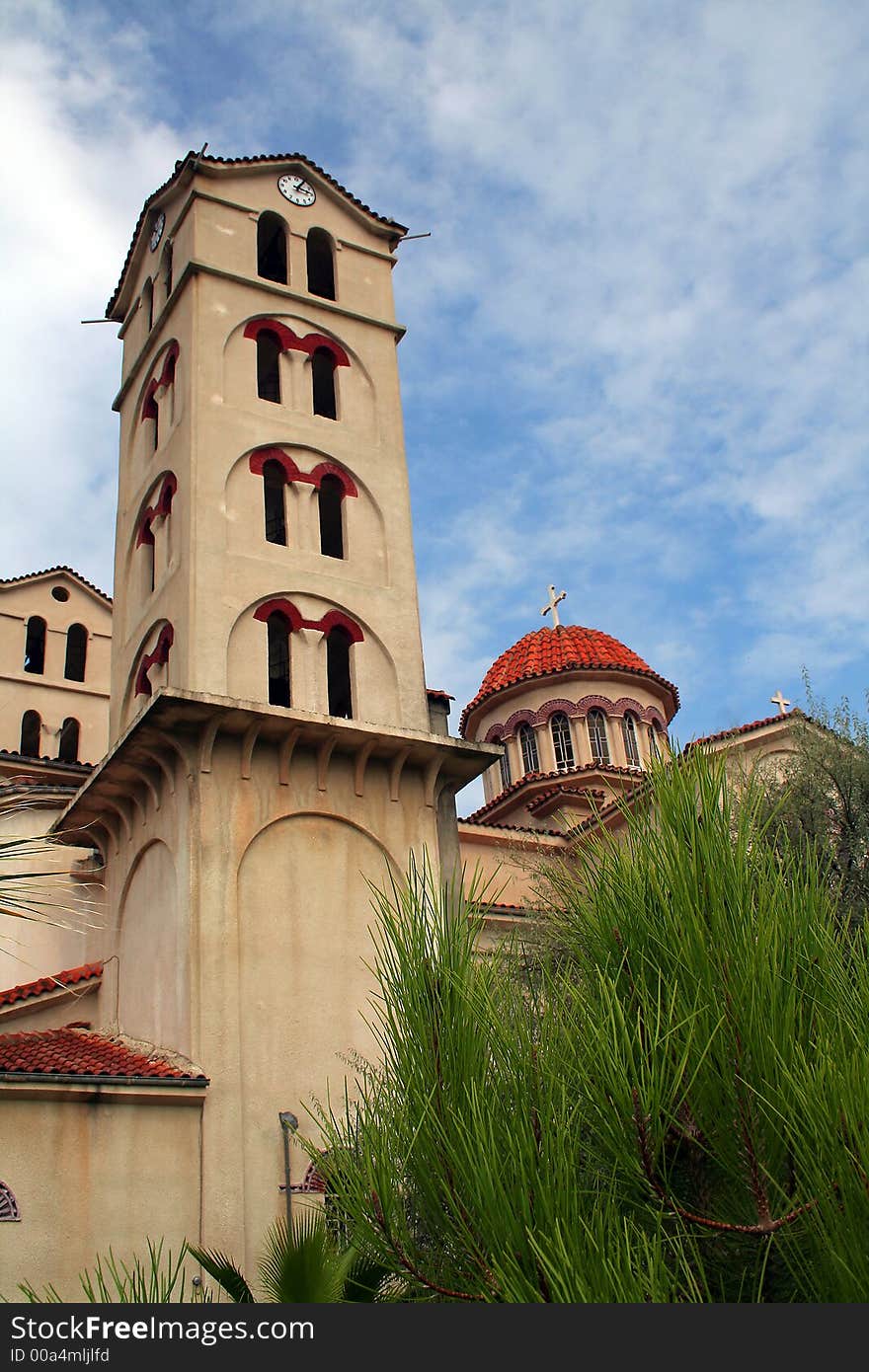 Greek orthodox church in NeiPori. Greek orthodox church in NeiPori