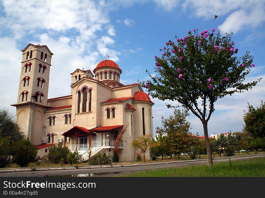 Greek orthodox church in NeiPori. Greek orthodox church in NeiPori