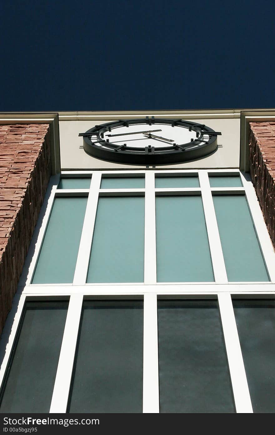 Clock tower on an old building