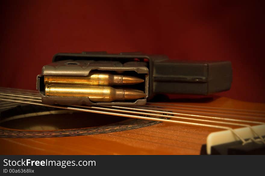 Gun and music