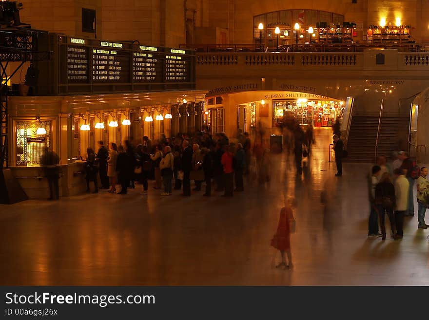 Grand central station in NYC