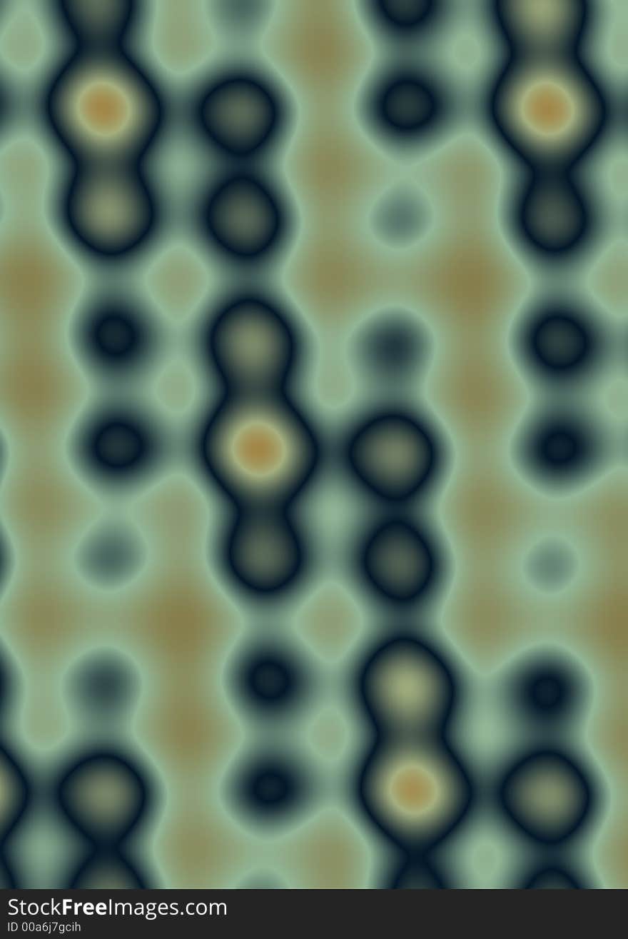 Computer generated background of abstract green circles. Computer generated background of abstract green circles