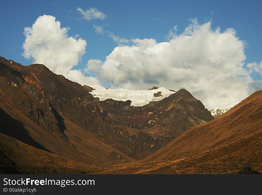 Cordillera mountain and beautiful clouds. Cordillera mountain and beautiful clouds