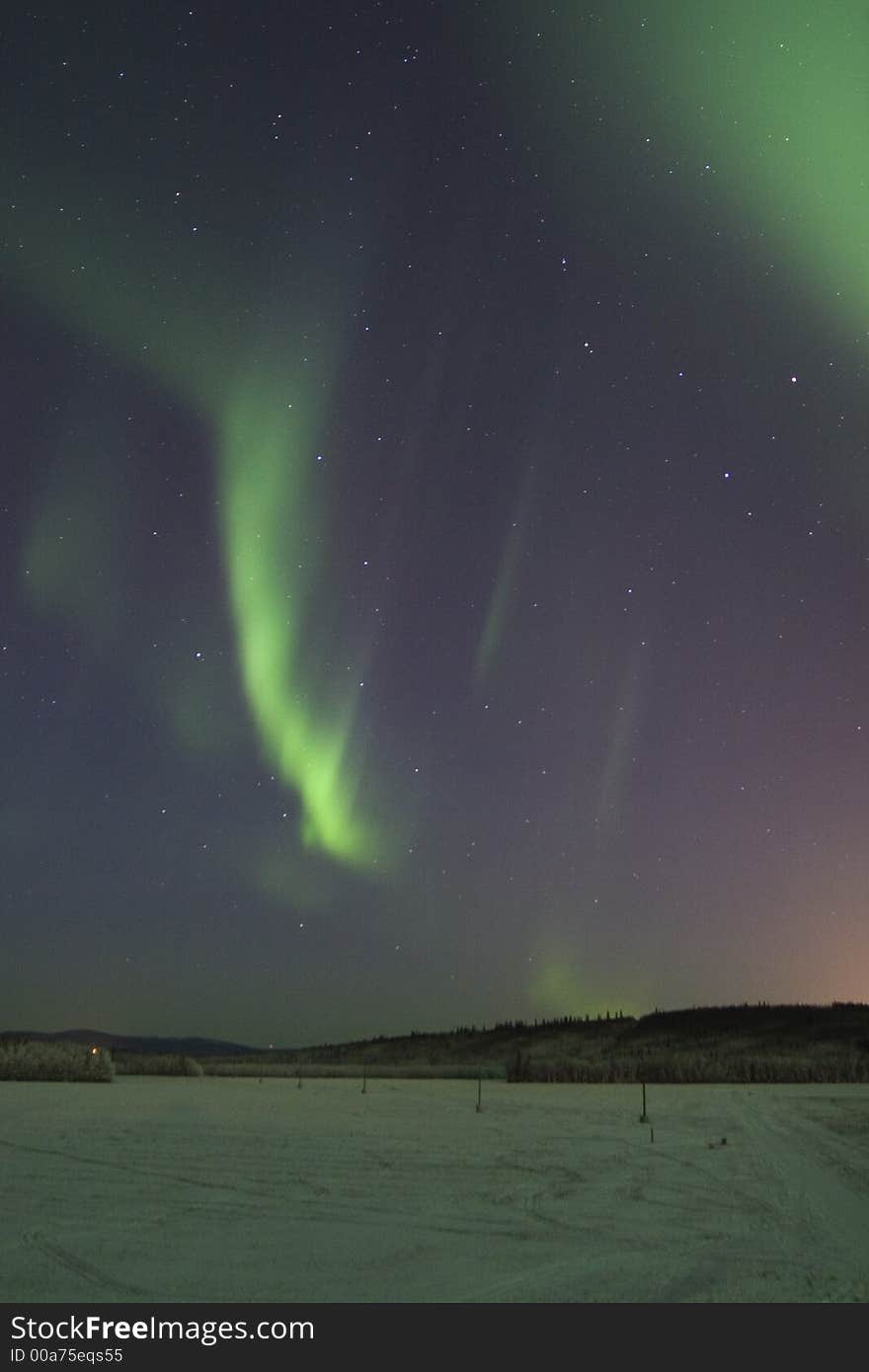 Streaks Of Northern Lights