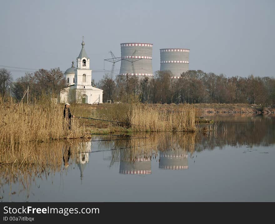 Peaceful nuclear power station, Russia.