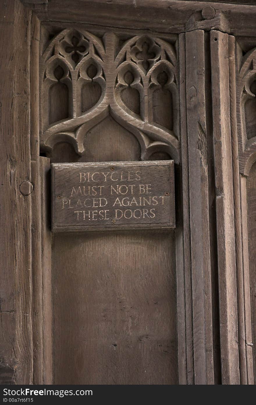 Ancient door (at Cambridge University)