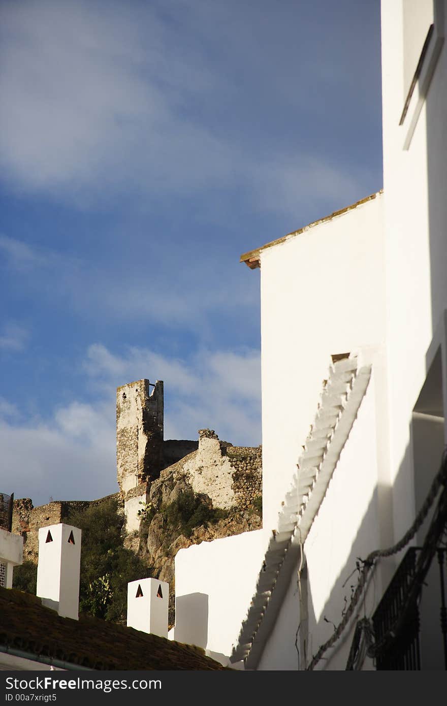 Detail in Casares, Andalusia, Spain. Detail in Casares, Andalusia, Spain