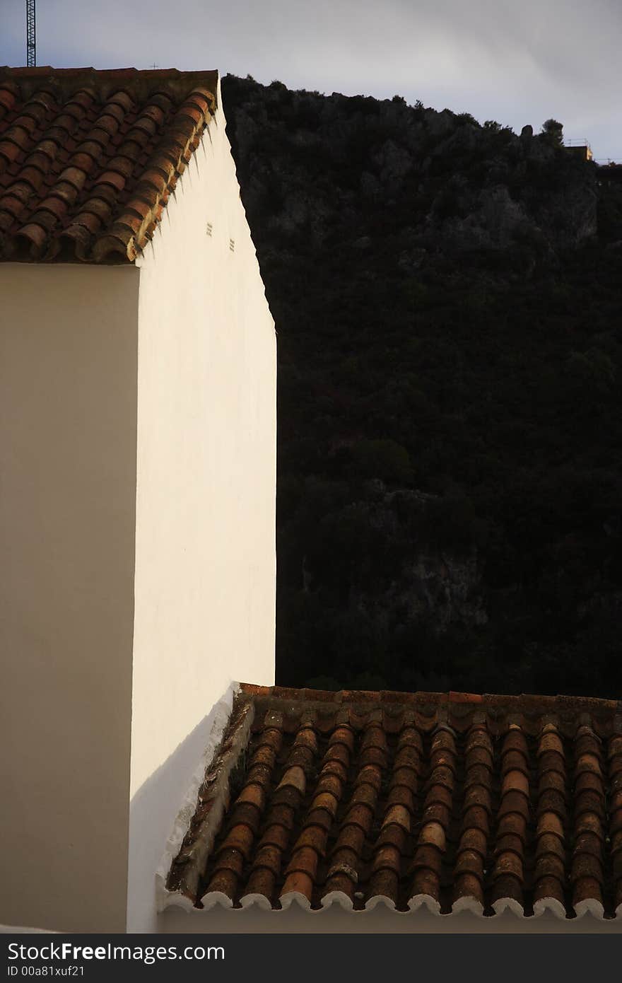 Detail in Casares, Andalusia, Spain. Detail in Casares, Andalusia, Spain