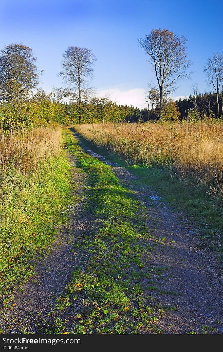 Early autumn peace in strong afternoon sunshine. Early autumn peace in strong afternoon sunshine