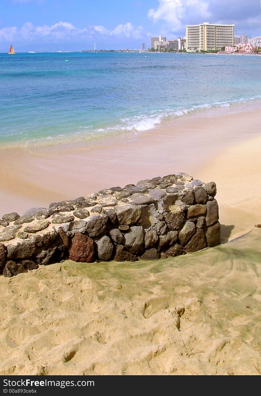 A photo of Waikiki Beach, Hawaii - Oahu