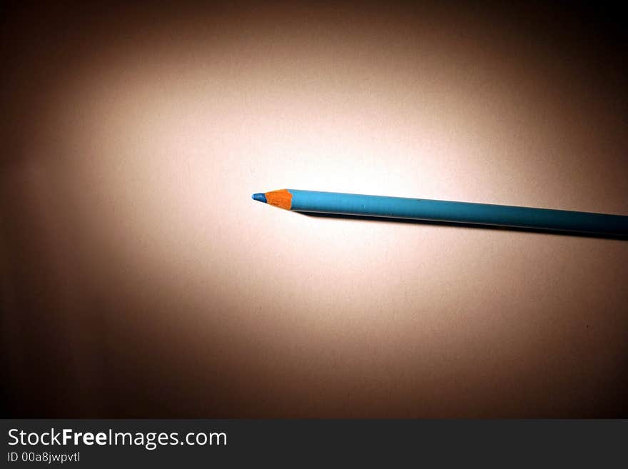 Spotlit pencil