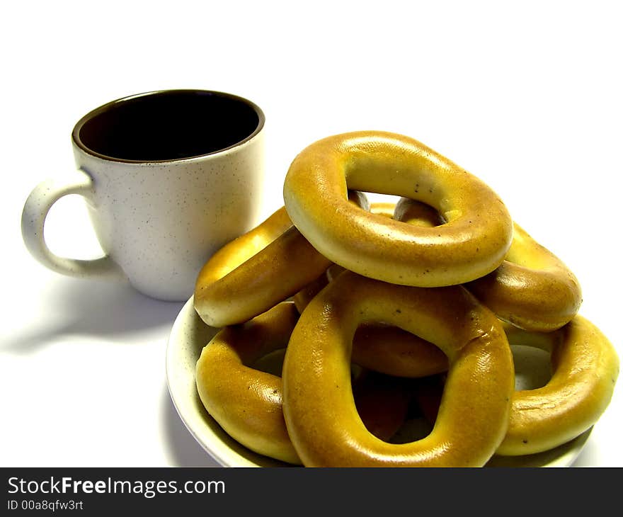 Pretzel and a mug